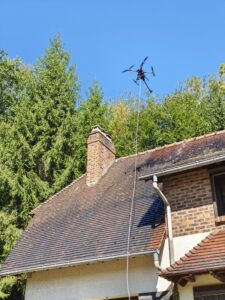 Nettoyage de toiture par drone à Rouen