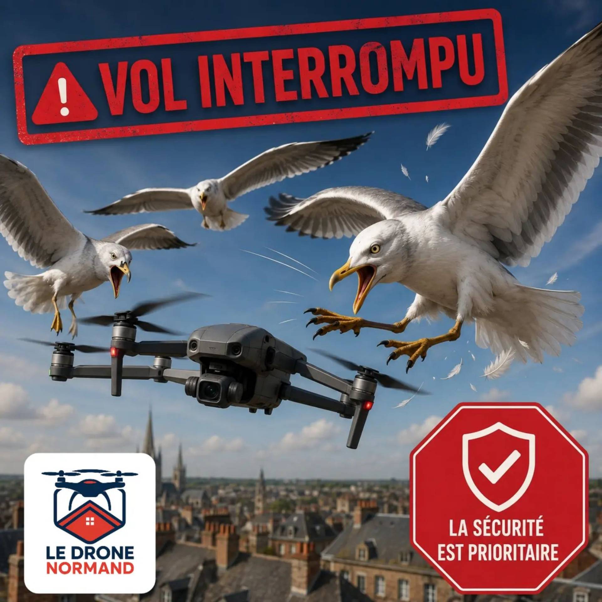 Inspection toiture par drone à Rouen : sécurité et intervention professionnelle