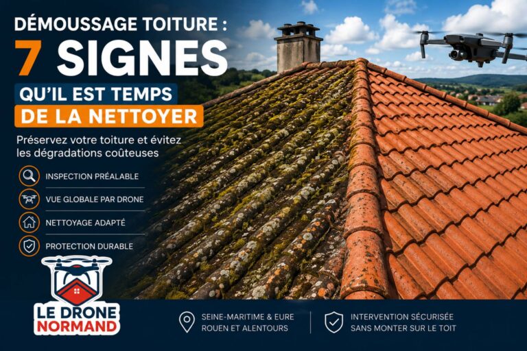 Nettoyage de toiture par drone à Forges-les-Eaux